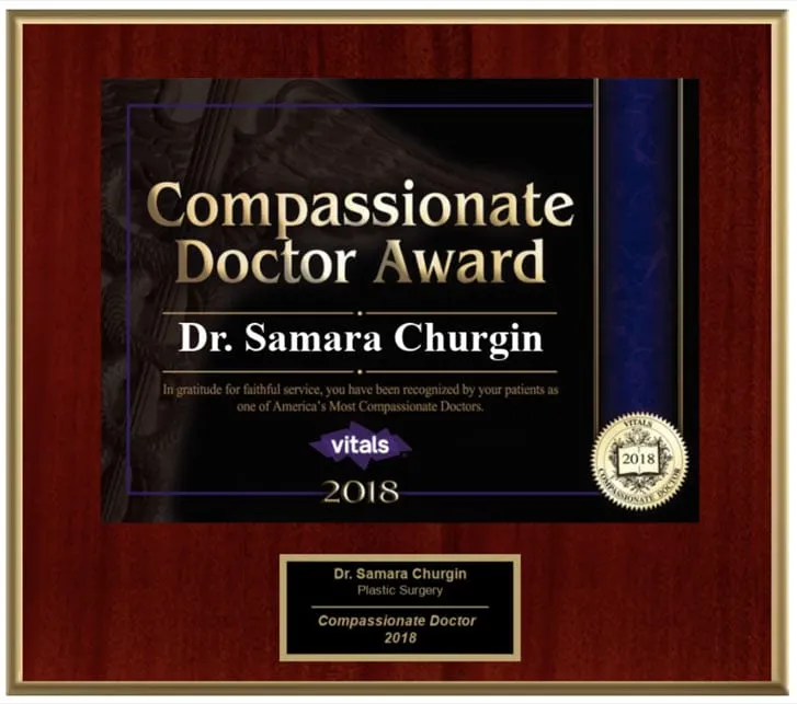 Award and affiliation badge from Dr. Churgin’s original website