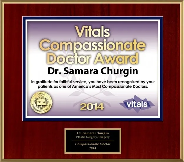 Award and affiliation badge from Dr. Churgin’s original website