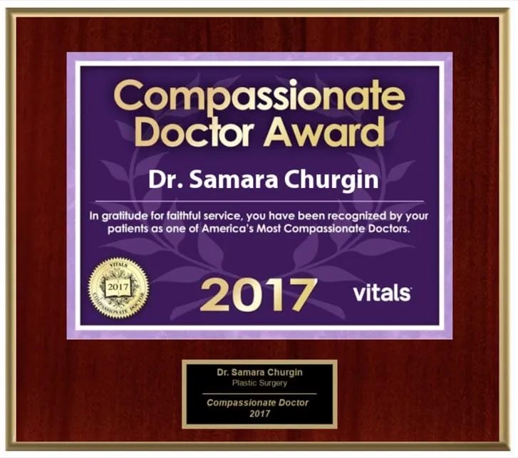 Award and affiliation badge from Dr. Churgin’s original website