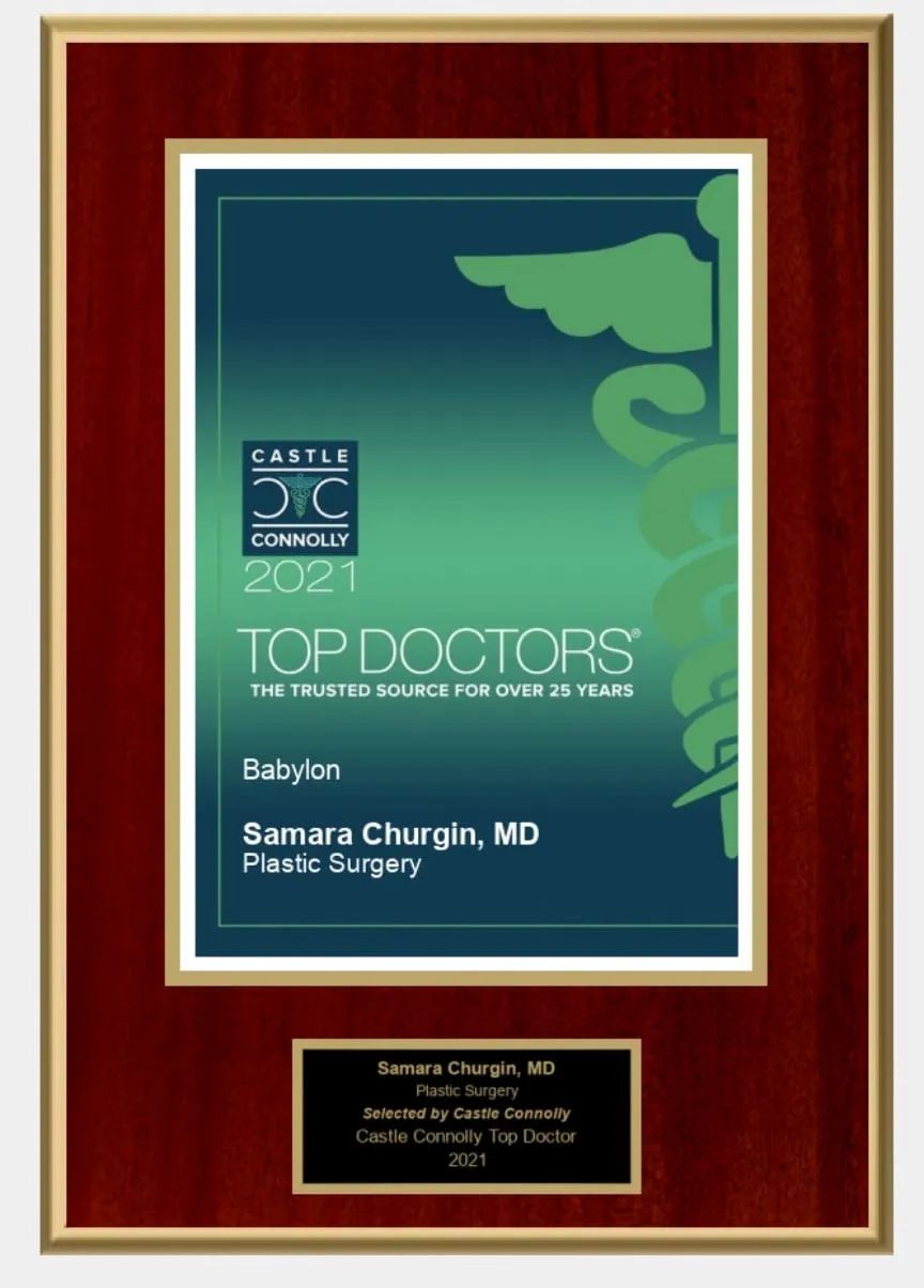 Award and affiliation badge from Dr. Churgin’s original website