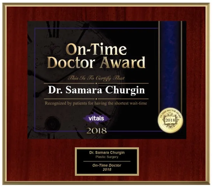 Award and affiliation badge from Dr. Churgin’s original website